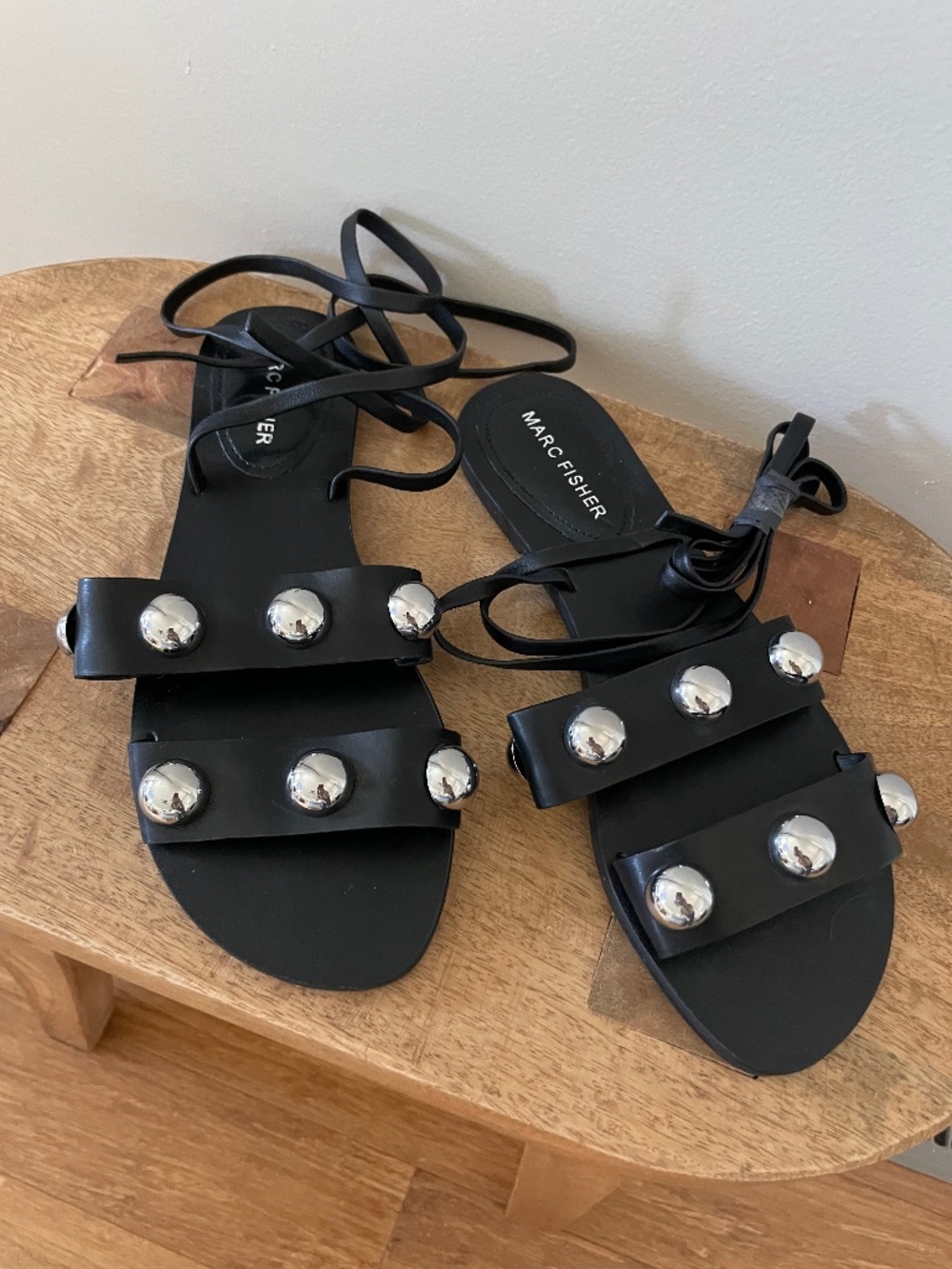 Marc Fisher Black Sandals